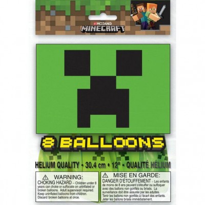 8 Ballon anniversaire Minecraft